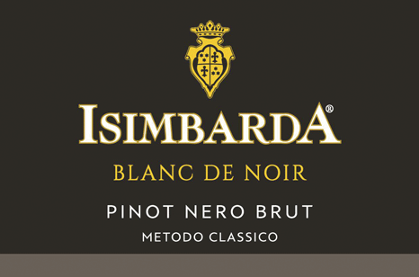 Etichetta del vino Oltrepò Pavese Metodo Classico Pinot Nero Blanc de Noir Brut