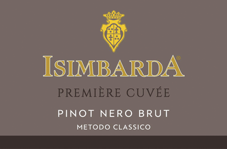 Etichetta del vino Oltrepò Pavese Metodo Classico Pinot Nero Première Cuvée Brut