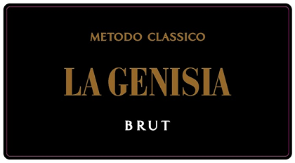 Etichetta del vino Oltrepò Pavese Metodo Classico Pinot Nero La Genisia Brut