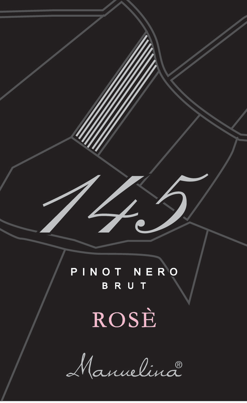 Etichetta del vino Pinot Nero 145 Rosé Brut 2019