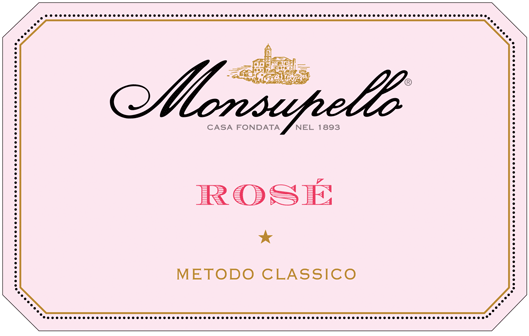 Etichetta del vino Rosé Brut