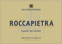 Etichetta del vino Roccapietra Blanc de Noirs Brut