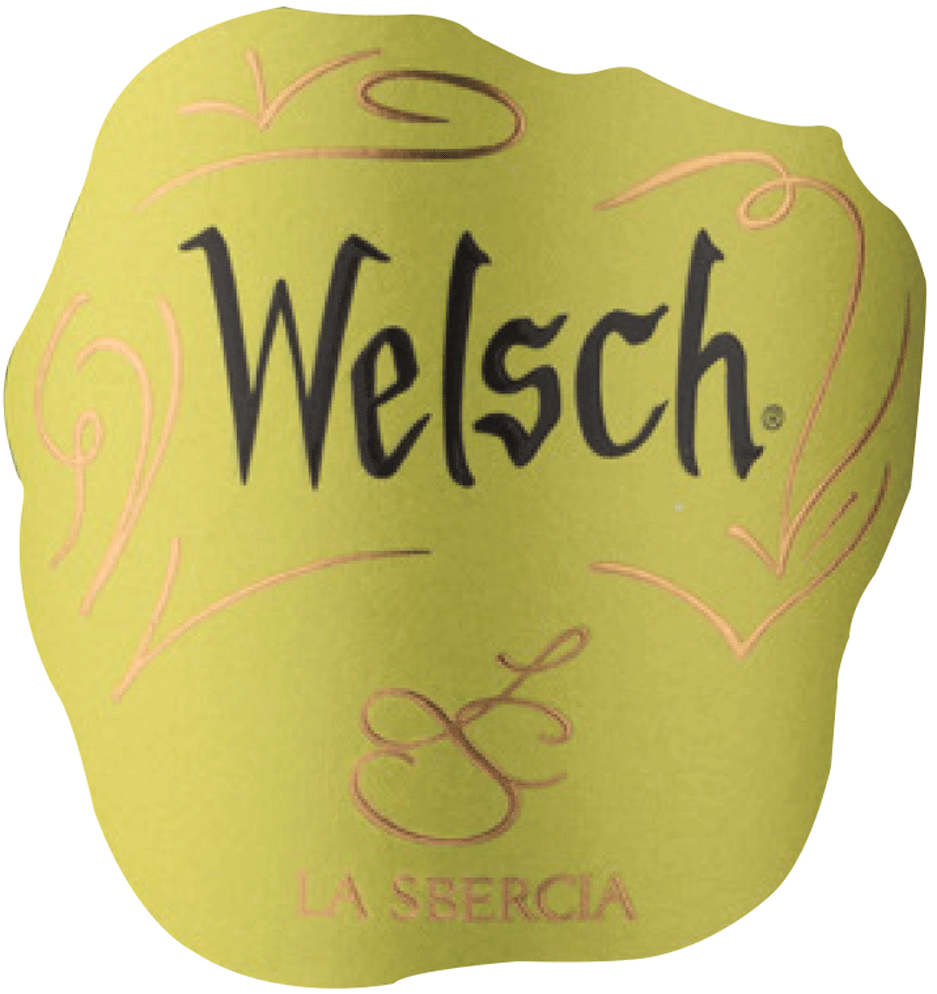 Etichetta del vino Welsch Brut