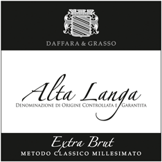 Etichetta del vino Alta Langa Extra Brut 2019