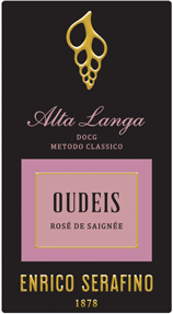 Etichetta del vino Alta Langa Oudeis Rosé de Saignée Brut 2019
