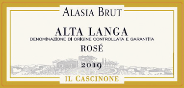 Etichetta del vino Alta Langa Alasia Rosé Brut 2019