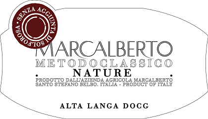 Etichetta del vino Alta Langa Blanc de Noirs Nature 2019