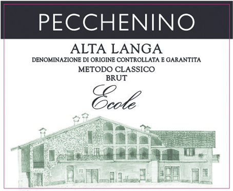 Etichetta del vino Alta Langa Ecole Brut 2019