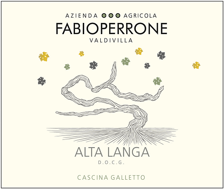 Etichetta del vino Alta Langa Brut Nature 2019