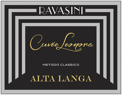 Etichetta del vino Alta Langa Cuvée Leonora Brut 2018