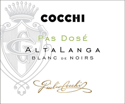 Etichetta del vino Alta Langa Blanc de Noirs Pas Dosé 2017