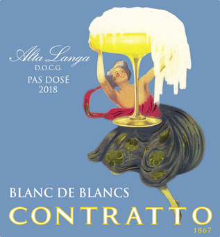 Etichetta del vino Alta Langa Blanc de Blancs Pas Dosé 2019