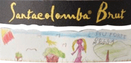 Etichetta del vino Santacolomba Brut