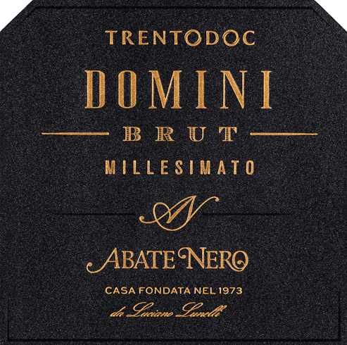 Etichetta del vino Trento Domini Brut 2020