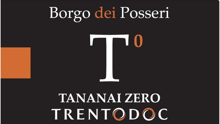 Etichetta del vino Trento Tananai Zero 2017