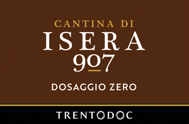 Etichetta del vino Trento 907 Dosaggio Zero 2018