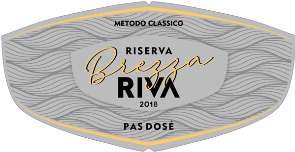 Etichetta del vino Trento Riserva Brezza Pas Dosé 2018