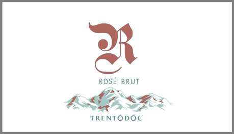 Etichetta del vino Trento R Rosé Brut