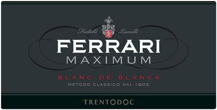 Etichetta del vino Trento Maximum Blanc de Blancs Brut