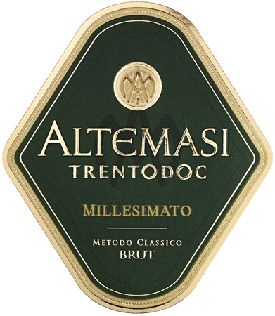 Etichetta del vino Trento Brut 2019