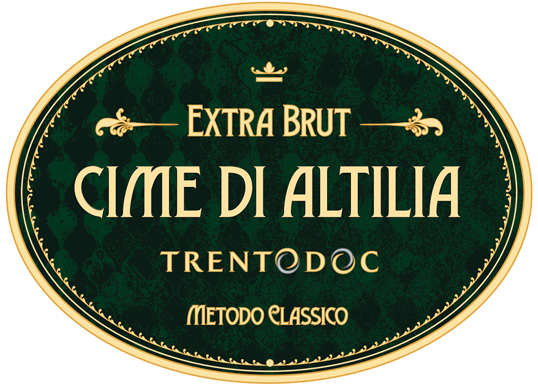 Etichetta del vino Trento Cime di Altilia Extra Brut 2017
