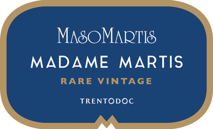 Etichetta del vino Trento Riserva Madame Martis Brut 2015