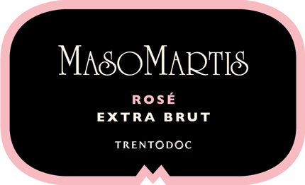 Etichetta del vino Trento Rosé Extra Brut 2019