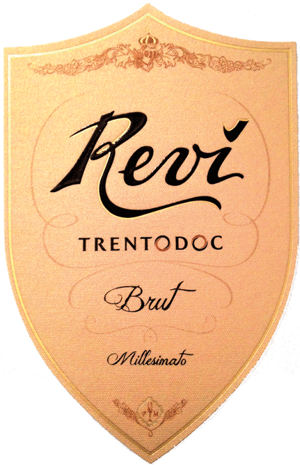 Etichetta del vino Trento Brut 2019