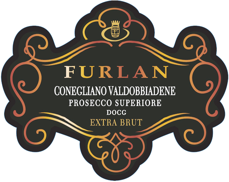 Etichetta del vino Conegliano Valdobbiadene Prosecco Superiore Extra Brut 2022