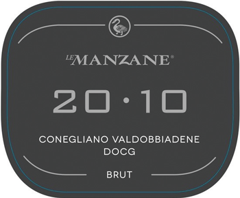 Etichetta del vino Conegliano Valdobbiadene 20.10 Brut 2022