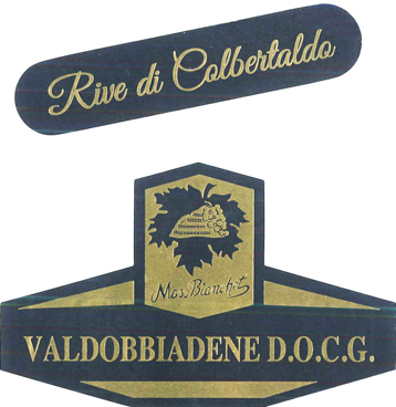 Etichetta del vino Valdobbiadene Rive di Colbertaldo Extra Dry 2022