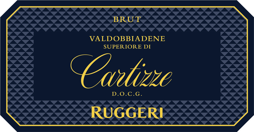 Etichetta del vino Valdobbiadene Superiore di Cartizze Brut 2023