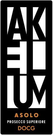 Etichetta del vino Asolo Prosecco Superiore Akelum Extra Dry 2022