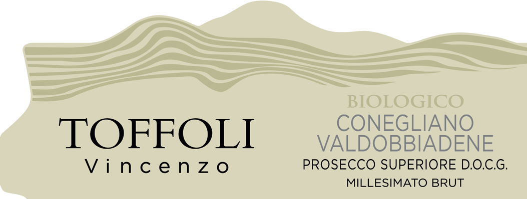 Etichetta del vino Conegliano Valdobbiadene Prosecco Superiore Biologico Brut 2022