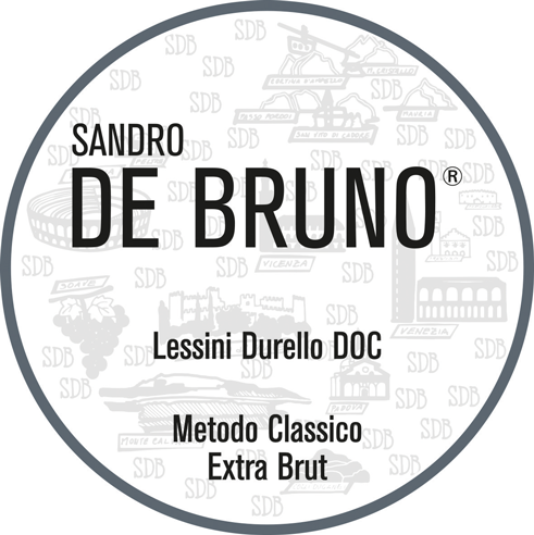 Etichetta del vino Lessini Durello 100 Extra Brut 2014