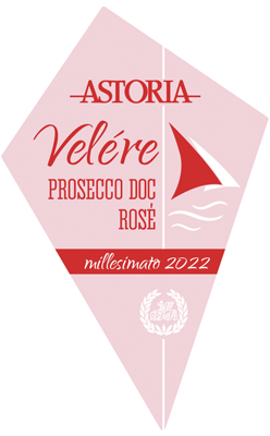 Etichetta del vino Prosecco Velére Rosé Extra Dry 2022