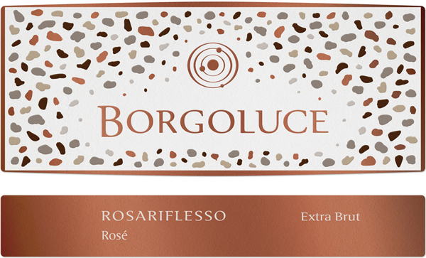 Etichetta del vino Rosariflesso Rosé Extra Brut