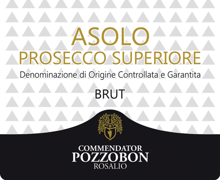 Etichetta del vino Asolo Prosecco Superiore Brut