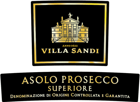 Etichetta del vino Asolo Prosecco Superiore Brut