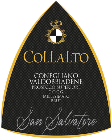 Etichetta del vino Conegliano Valdobbiadene Prosecco Superiore San Salvatore Brut 2022