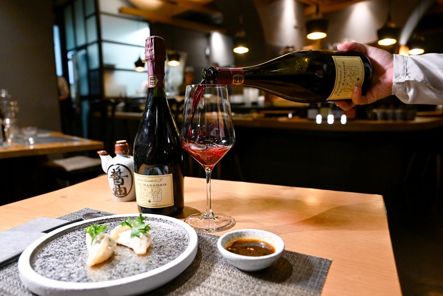Il Lambrusco incontra la cucina giapponese