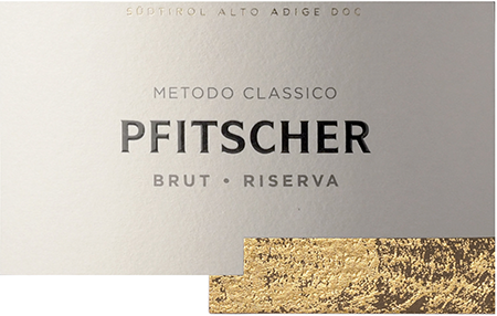 Etichetta del vino Alto Adige Riserva Brut Nature 2019