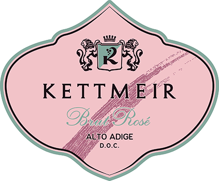 Etichetta del vino Alto Adige Athesis Rosé Brut 2021