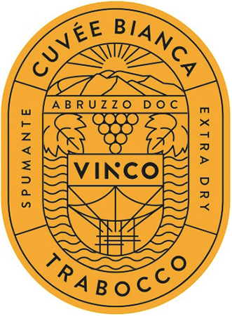 Etichetta del vino Abruzzo Trabocco Cuvée Bianca Extra Dry
