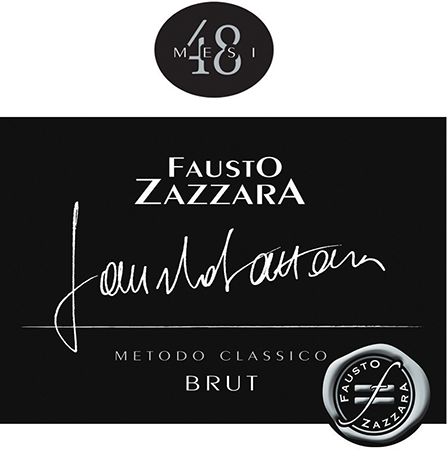 Etichetta del vino 48 Mesi Brut