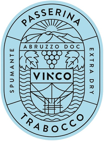 Etichetta del vino Abruzzo Trabocco Passerina Extra Dry