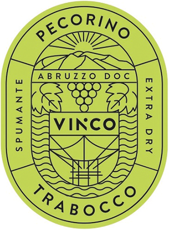 Etichetta del vino Abruzzo Trabocco Pecorino Extra Dry