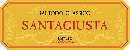 Etichetta del vino Santa Giusta Brut 2019