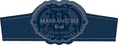 Etichetta del vino Brut