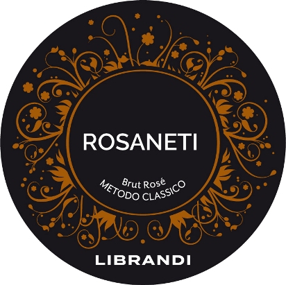 Etichetta del vino Rosaneti Rosé Brut 2021